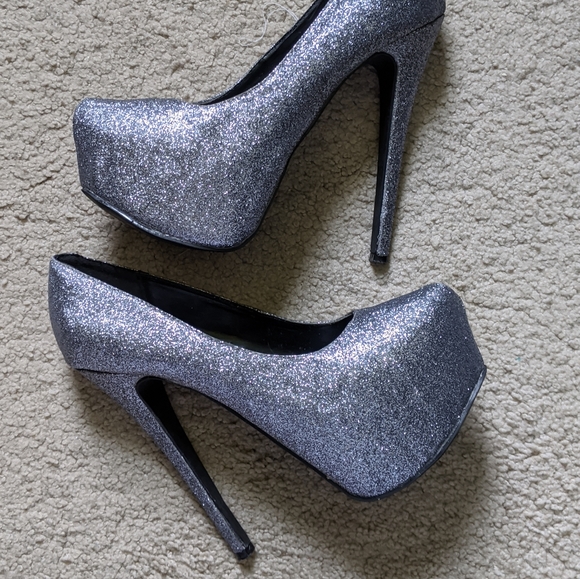 Steve Madden  Sparkling Dalya Platform Size 6 - Picture 2 of 6